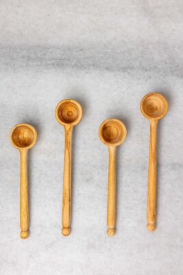 Ahşap Ölçü Kaşığı 2'Li Set - Refikadan (1)