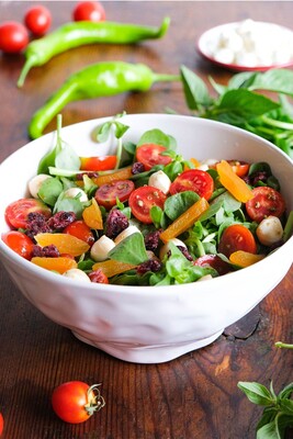 Bembeyaz Seramik Hazırlama ve Salata Kasesi 