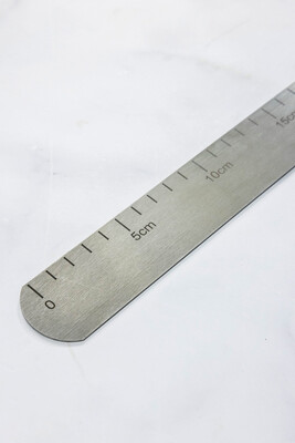 Çelik Düz Spatula - 22 cm - Thumbnail