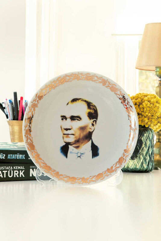 Dekoratif Atatürk Tabağı