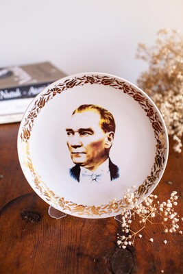 Dekoratif Atatürk Tabağı - Thumbnail