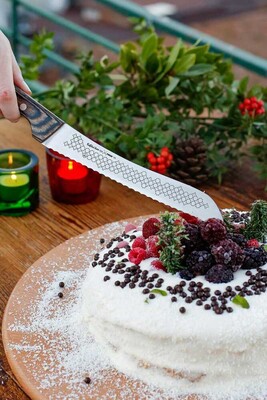 Ekmek Bıçağı l Kahverengi Saplı - 1