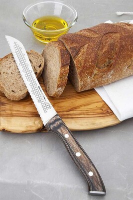 Ekmek Bıçağı l Kahverengi Saplı - Refikadan (1)