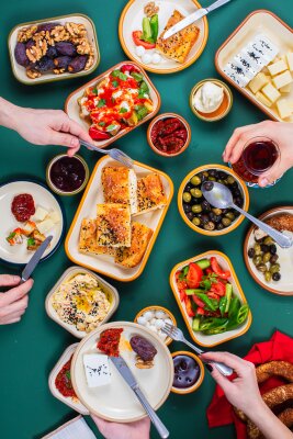 Emaye Fırın Kabı Seti 3lü Dikdörtgen - Tarçın Kordonlu - 8