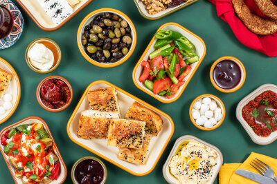 Emaye Kamp Seti - Tarçın Kordonlu - 3