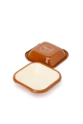 Emaye Kare Kase Seti 4lü - Tarçın Kordonlu - 3