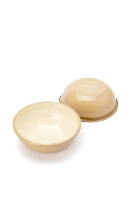 Emaye Kase Seti 2li - Bej Kordonlu - Refikadan (1)