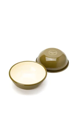 Emaye Kase Seti 2li - Haki Kordonlu - Refikadan (1)