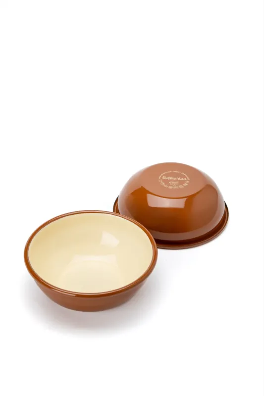 Emaye Kase Seti 2li - Tarçın Kordonlu - 2