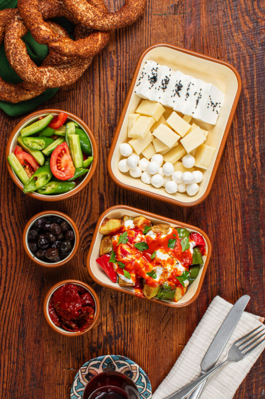 Emaye Kase Seti 2li - Tarçın Kordonlu - 4