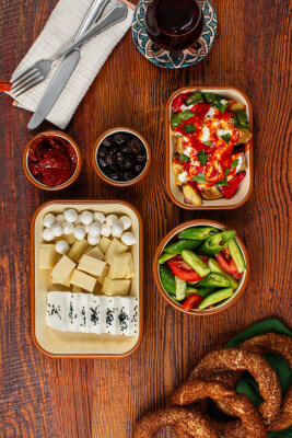 Emaye Kase Seti 2li - Tarçın Kordonlu - 5