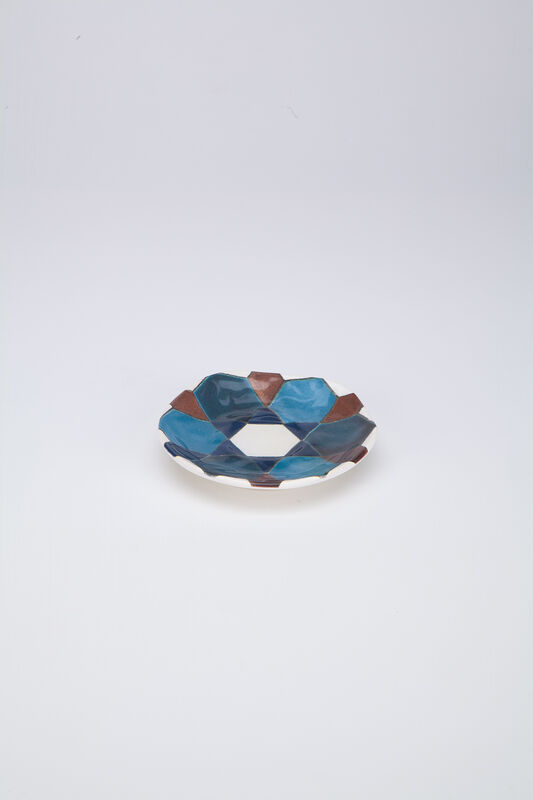Gönlübol Çay Bardağı ve Tabağı - Geometrik Desenli - 5