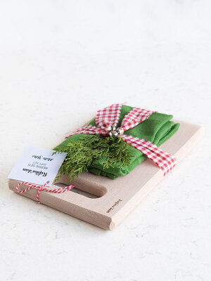 Gürgen Kesme Tahtası+Müslin Kurulama Bezi set - Yeşil - 3