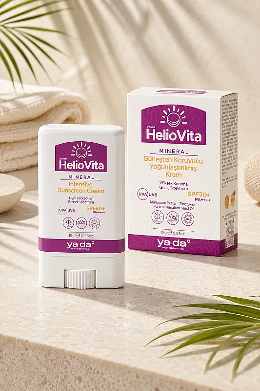 HelioVita %100 Mineral Güneşten Koruyucu Yoğunlaştırılmış Krem (15 g) - 1