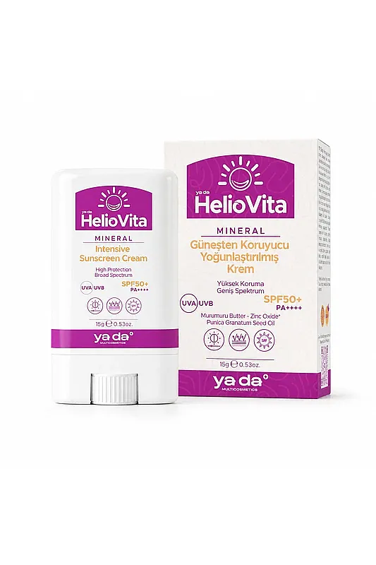 HelioVita %100 Mineral Güneşten Koruyucu Yoğunlaştırılmış Krem (15 g) - 2