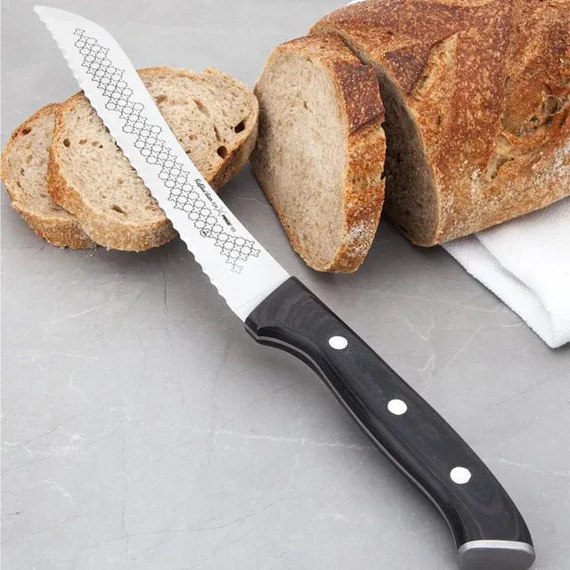 Karaca Refika Bread Knife, Black - 2