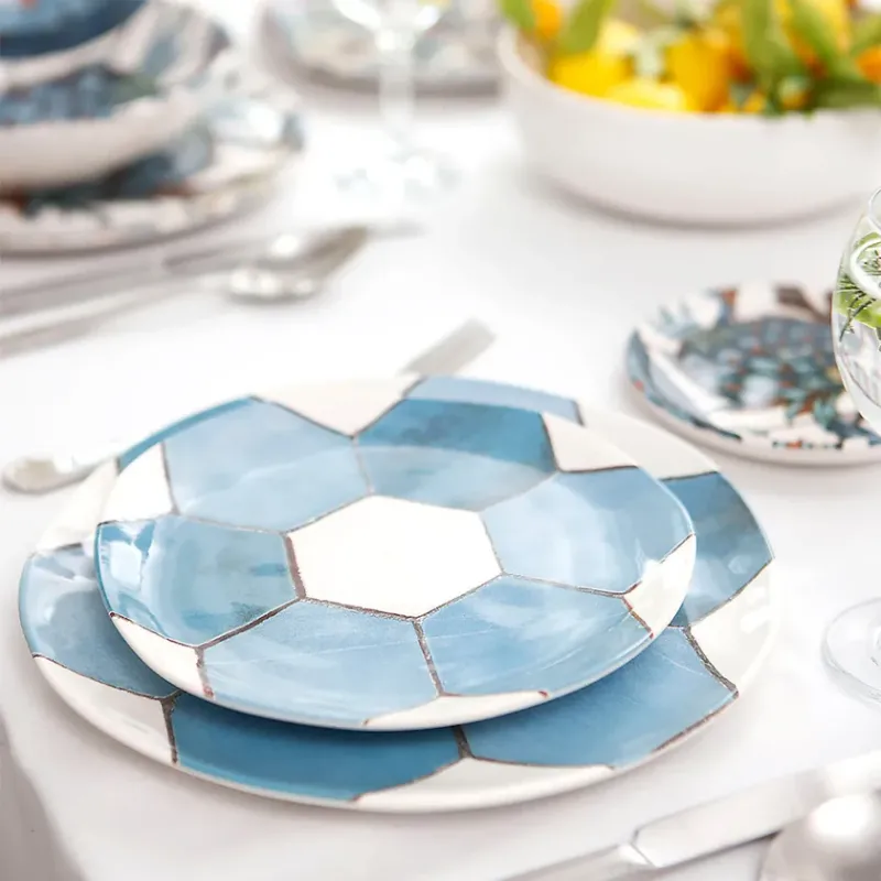 Karaca Refikadan Ceramic Serveware Set, 4 Piece, 20cm, Multi - 2