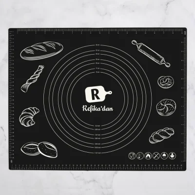 Karaca Refika's Measuring Dough Rolling Mat – Silpat 40x50 cm - 1