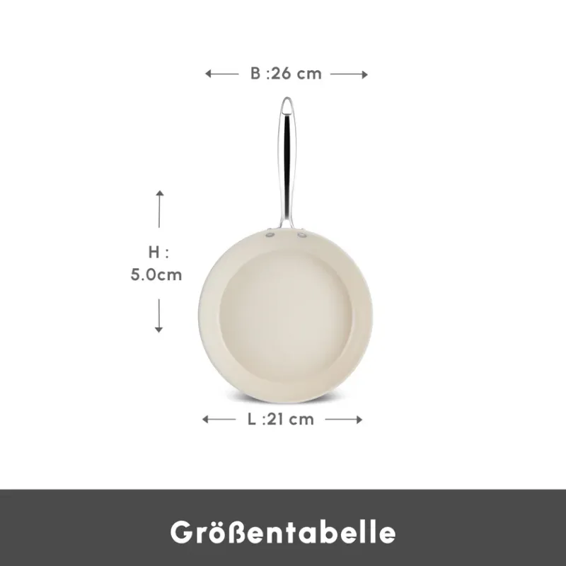Karaca Swiss Crystal Almond Cream Pan 26 Cm - 2