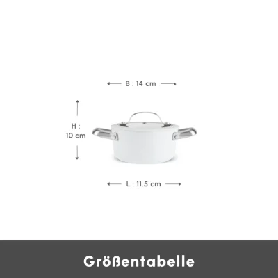 Karaca Swiss Crystal Almond Cream Wok Pan with Handle 28 cm - 2