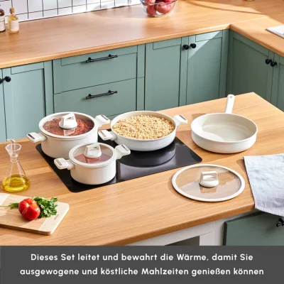 Karaca Swiss Crystal Valenti Ceramica 7-Piece Cookware Set - 4