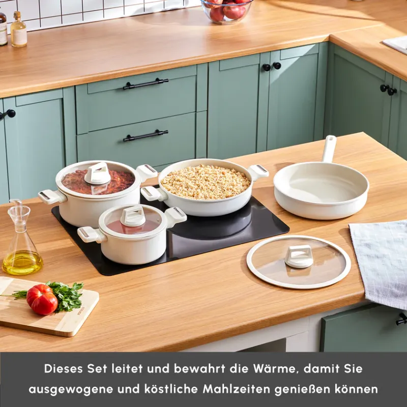 Karaca Swiss Crystal Valenti Ceramica 7-Piece Cookware Set - 4