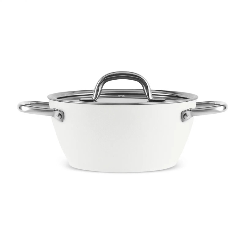 Karaca x Refika Birgül Swiss Crystal Creamy Metal Tencere 20 Cm - KARACA X REFIKA BIRGÜL