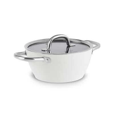 Karaca x Refika Swiss Crystal Creamy Metal Tencere 24 Cm - KARACA X REFIKA BIRGÜL (1)