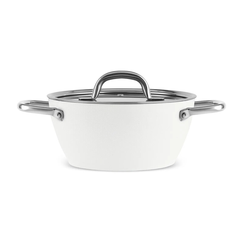 Karaca x Refika Birgül Swiss Crystal Creamy Metal Tencere 24 Cm - KARACA X REFIKA BIRGÜL