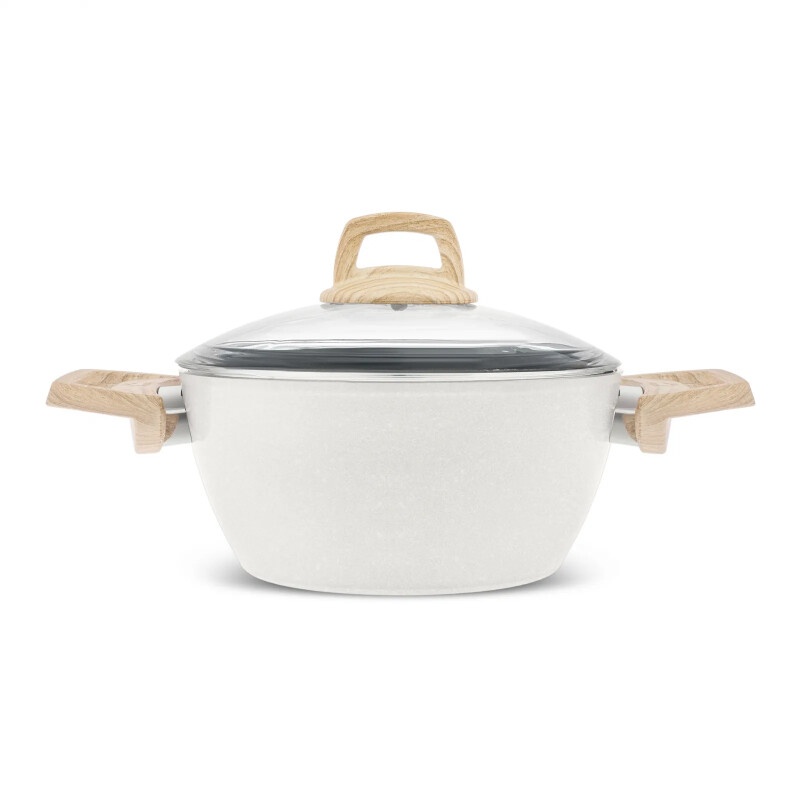 Karaca x Refika Birgül Swiss Crystal Tencere 20 Cm Creamy - KARACA