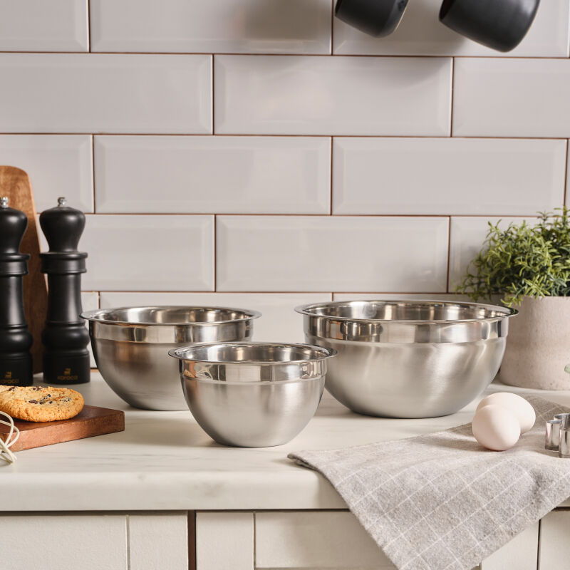 Karaca x Refika Mixy 3 Parça Çelik Karıştırma Kabı - 1