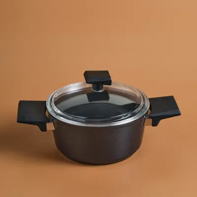 Karaca x Refika Swiss Crystal 18 cm Tencere Black - 1