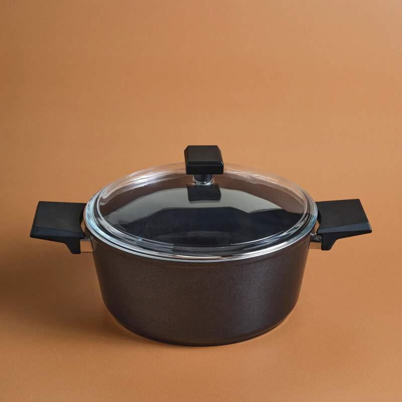 Karaca x Refika Swiss Crystal 24 cm Tencere Black - KARACA