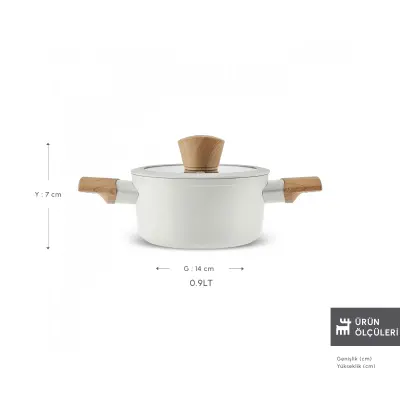 Karaca x Refika Swiss Crystal Almond Cream 14 cm Tencere - KARACA (1)