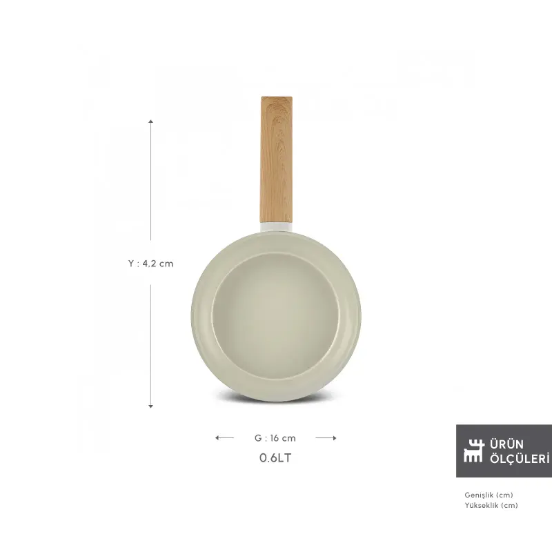 Karaca x Refika Swiss Crystal Almond Cream 16 cm Tava - 2