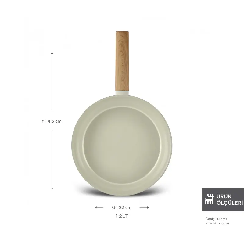 Karaca x Refika Swiss Crystal Almond Cream 22 Cm Tava - 2