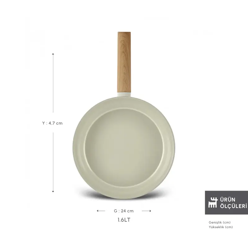 Karaca x Refika Swiss Crystal Almond Cream 24 cm Tava - 2