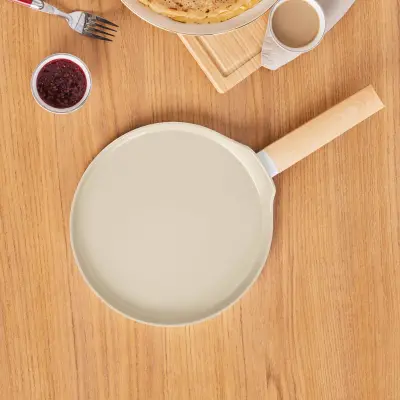 Karaca x Refika Swiss Crystal Almond Cream 25 cm Pankek Tava - KARACA (1)