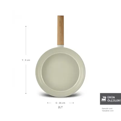 Karaca x Refika Swiss Crystal Almond Cream 26 cm Tava - KARACA (1)