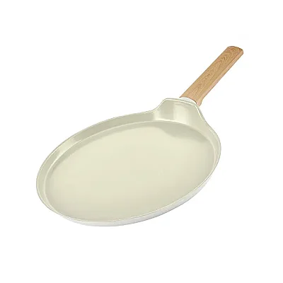 Karaca x Refika Swiss Crystal Almond Cream 28 cm Pankek Tava - KARACA X REFIKA BIRGÜL (1)
