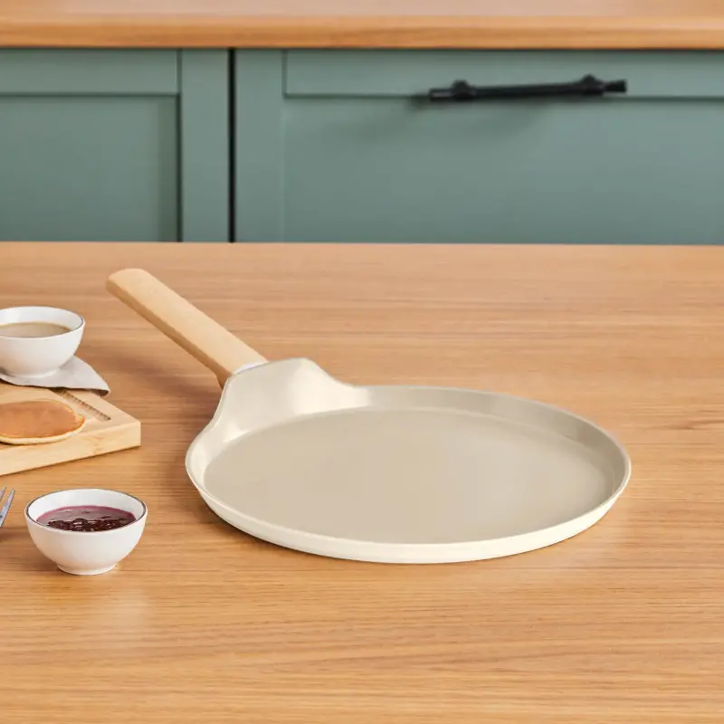 Karaca x Refika Swiss Crystal Almond Cream 28 cm Pankek Tava - 1