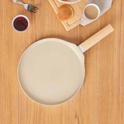 Karaca x Refika Swiss Crystal Almond Cream 28 cm Pankek Tava - KARACA (1)