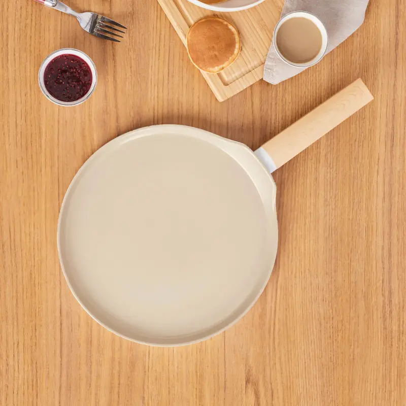 Karaca x Refika Swiss Crystal Almond Cream 28 cm Pankek Tava - 2