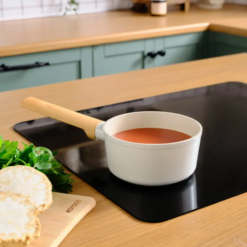 Karaca x Refika Swiss Crystal Almond Cream İndüksiyon Tabanlı 14 cm Sosluk - 2