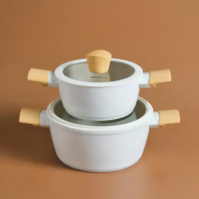 Karaca x Refika Swiss Crystal Almond Cream İndüksiyon Tabanlı Midi 4 Parça Set - 1