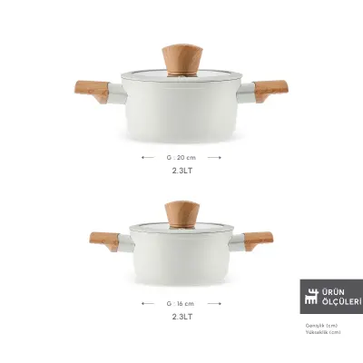 Karaca x Refika Swiss Crystal Almond Cream İndüksiyon Tabanlı Midi 4 Parça Set - KARACA (1)