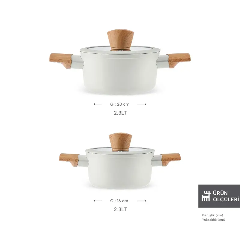 Karaca x Refika Swiss Crystal Almond Cream İndüksiyon Tabanlı Midi 4 Parça Set - 2