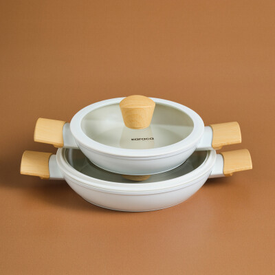 Karaca x Refika Swiss Crystal Almond Cream Sahan 4 Parça Set - KARACA