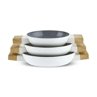 Karaca x Refika Swiss Crystal Creamy Wood 6 Parça Sahan Seti - 1