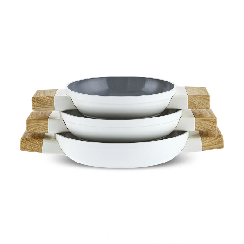 Karaca x Refika Swiss Crystal Creamy Wood 6 Parça Sahan Seti - KARACA